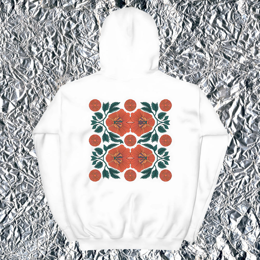 Unisex Floral Symphony Hoodie