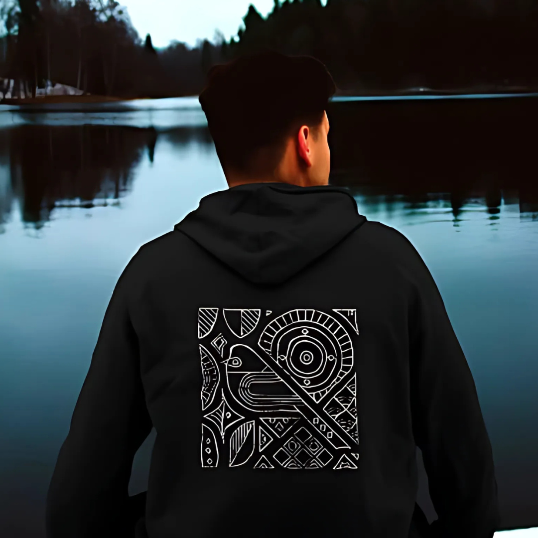 Unisex Abstract Aviary Hoodie