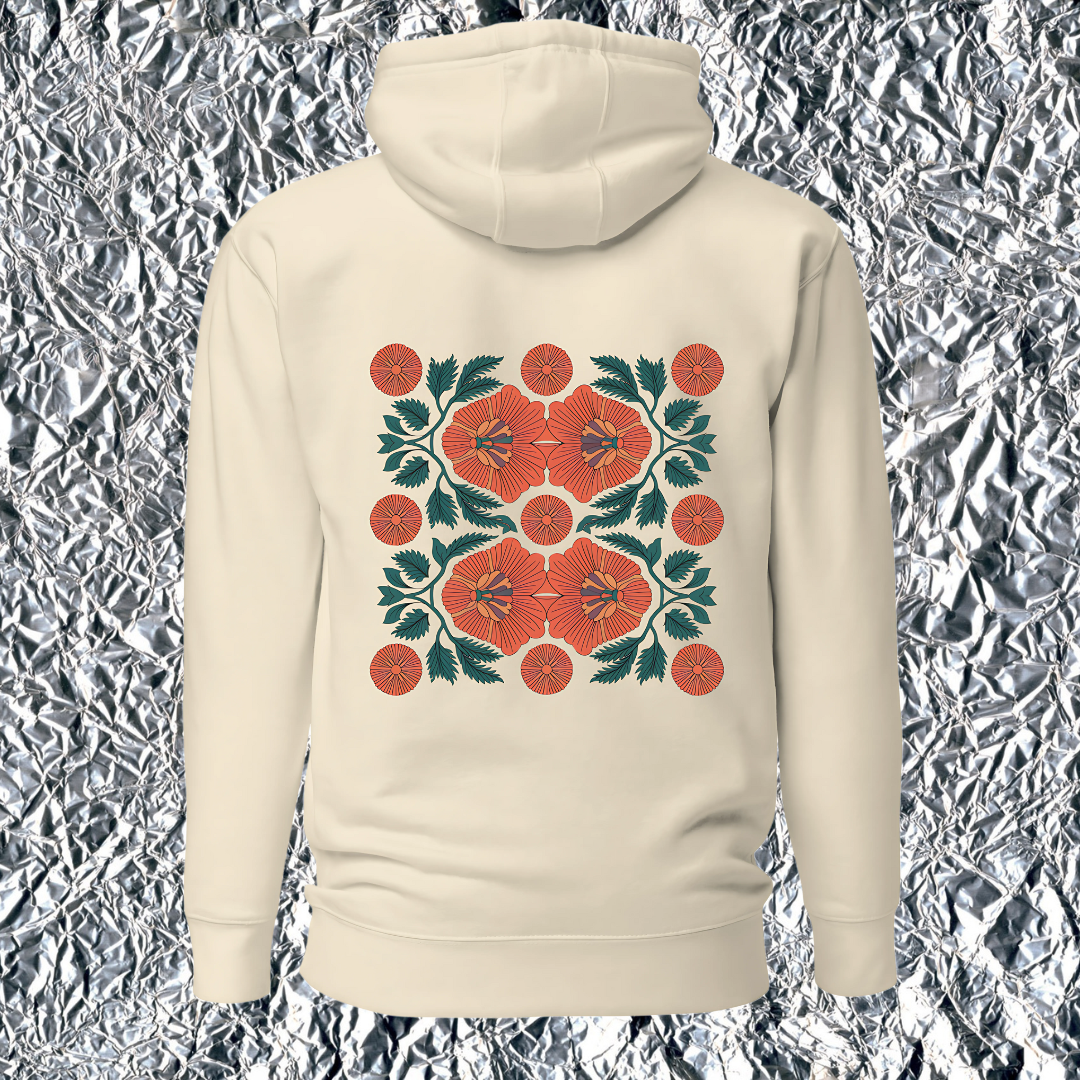 Unisex Floral Symphony Hoodie